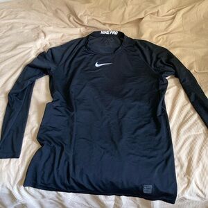 Nike Pro Black Long Sleeve Shirt